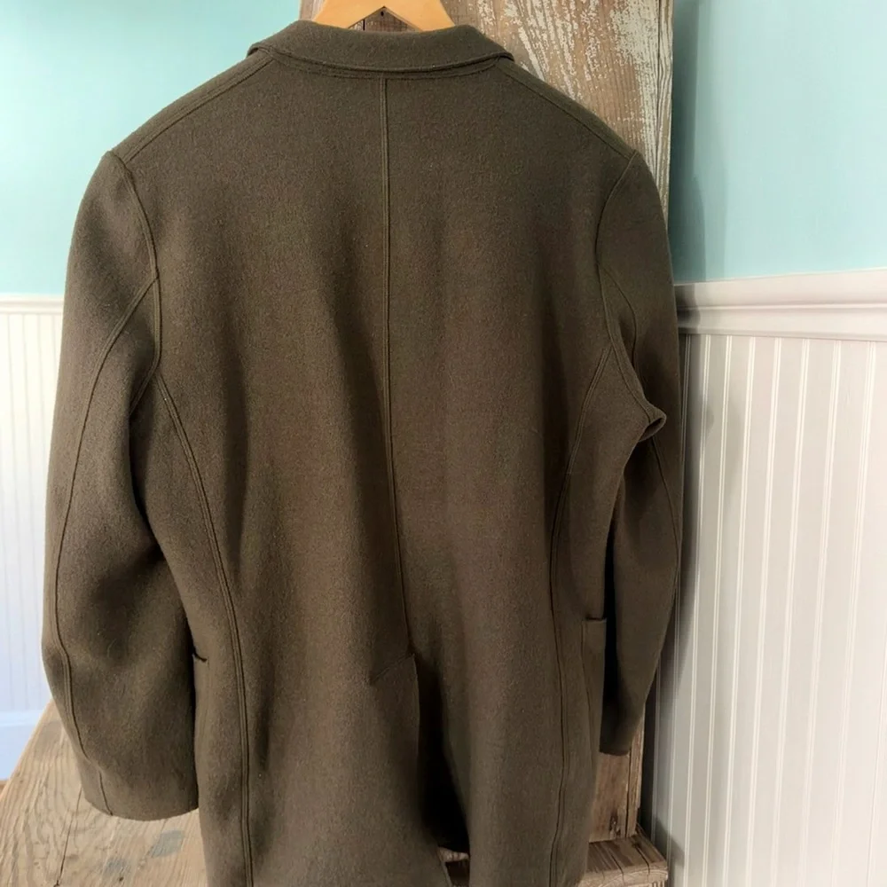 Billy Reid Olive Virgin Wool Blazer 42R - Picture 4 of 6